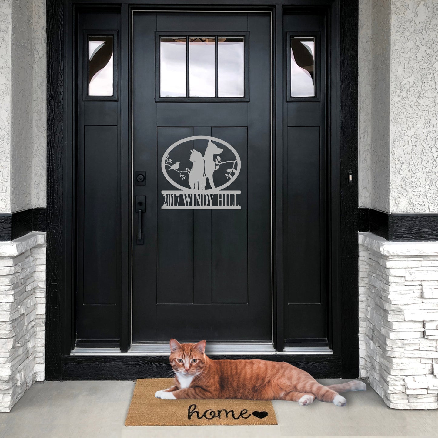 Bird, Cat & Dog Sign