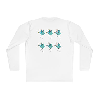 Long Sleeve Tee — Christmas Birds