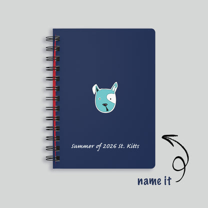 Little Notebook - Blue Dog